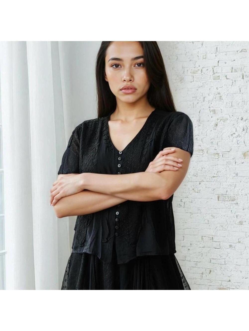 Women's Black Blous